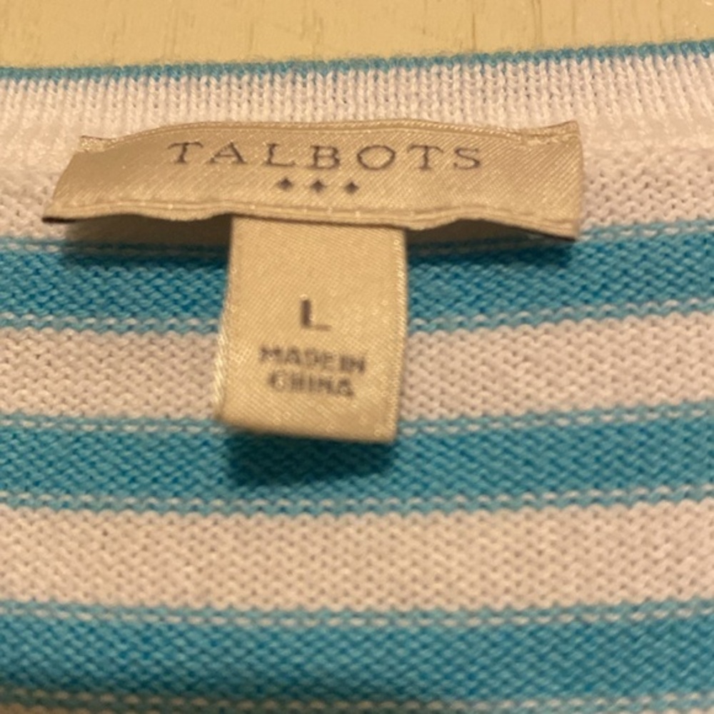 Talbots Striped Cardigan - Picture 4 of 5